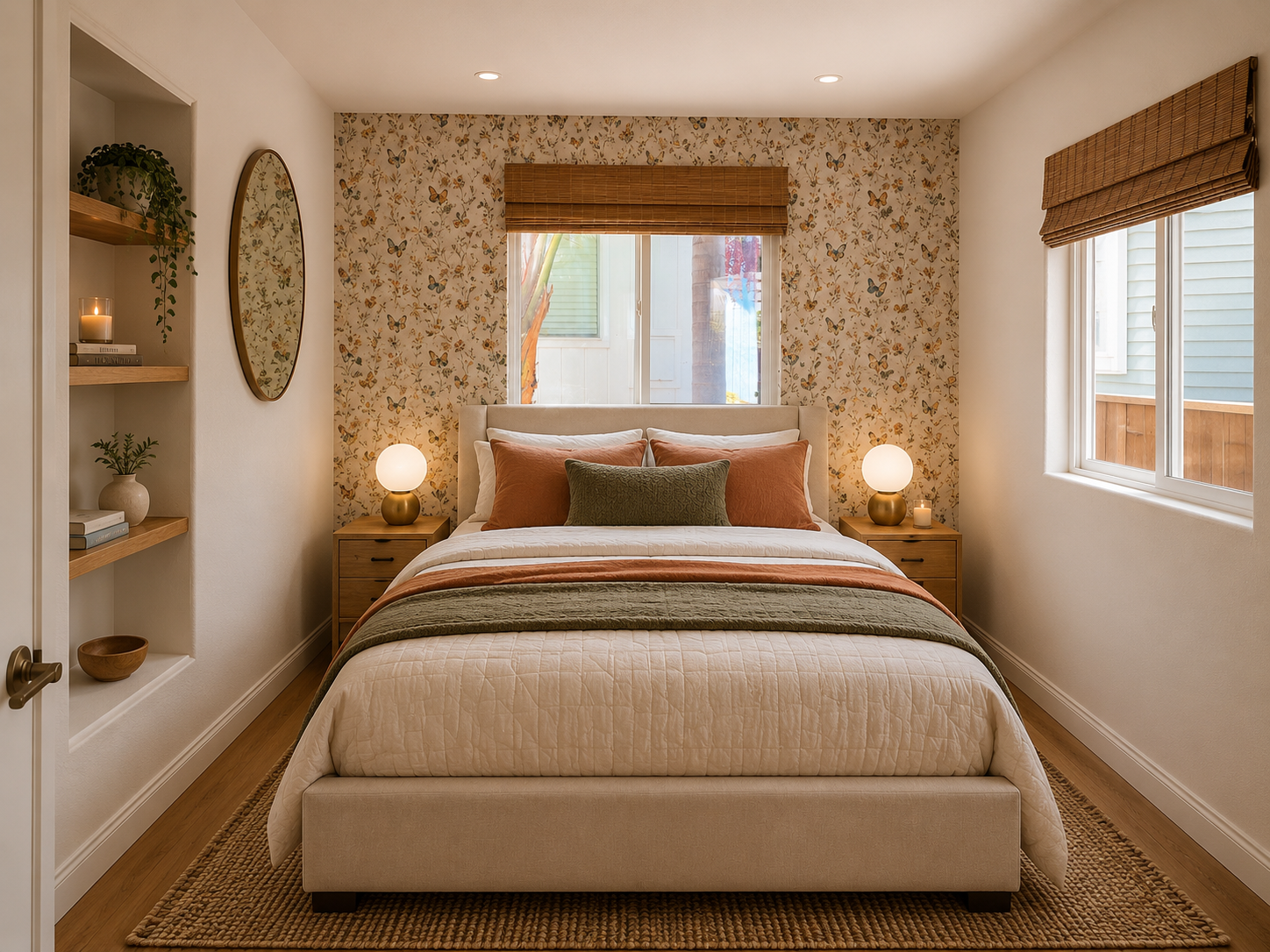 Leucadia butterfly bedroom
